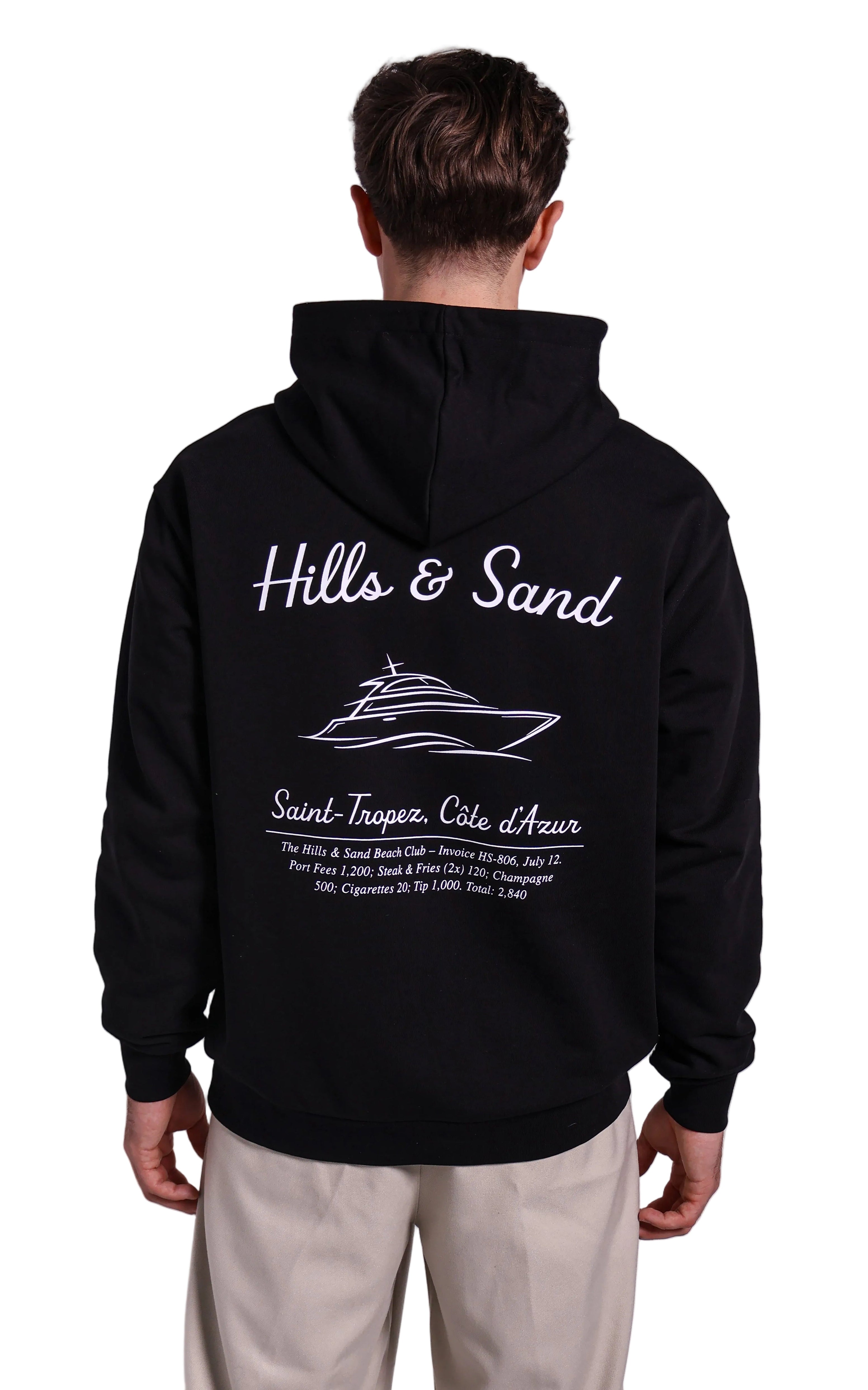 Saint-Tropez Hoodie Black