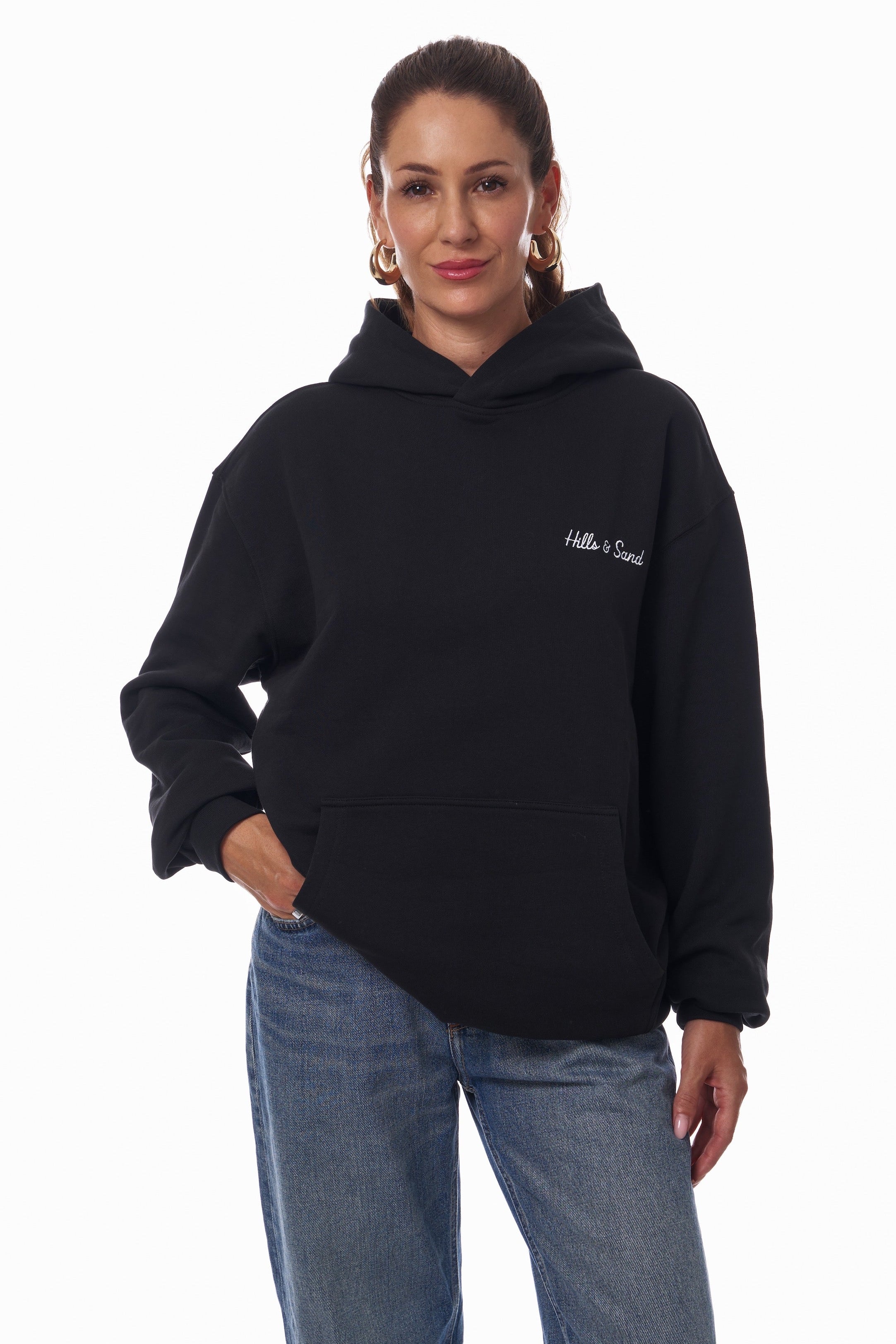 Saint-Tropez Hoodie Black